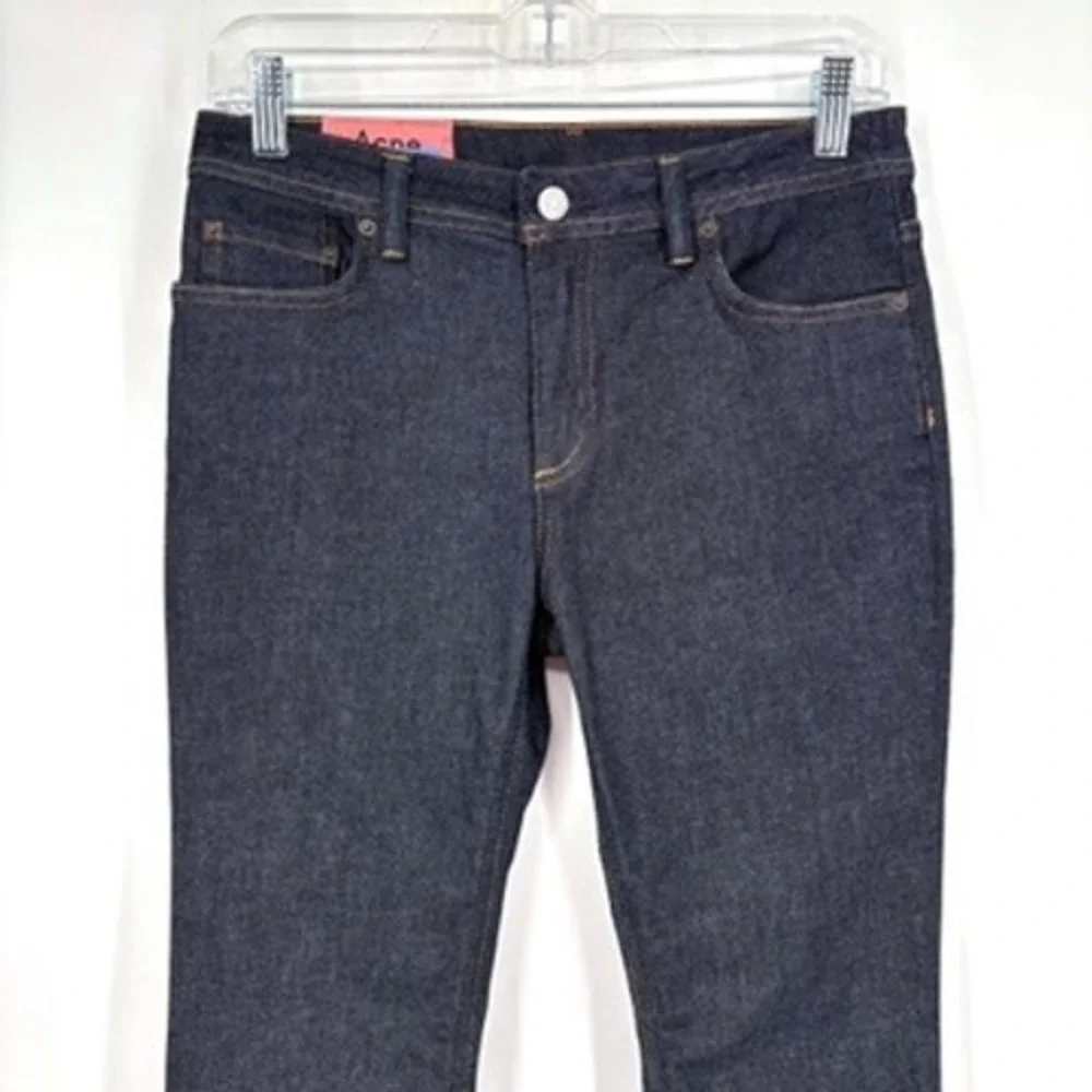 Acne Studios Climb Indigo Slim Tapered Stretch Denim Skinny Jeans Dark 28x30‎